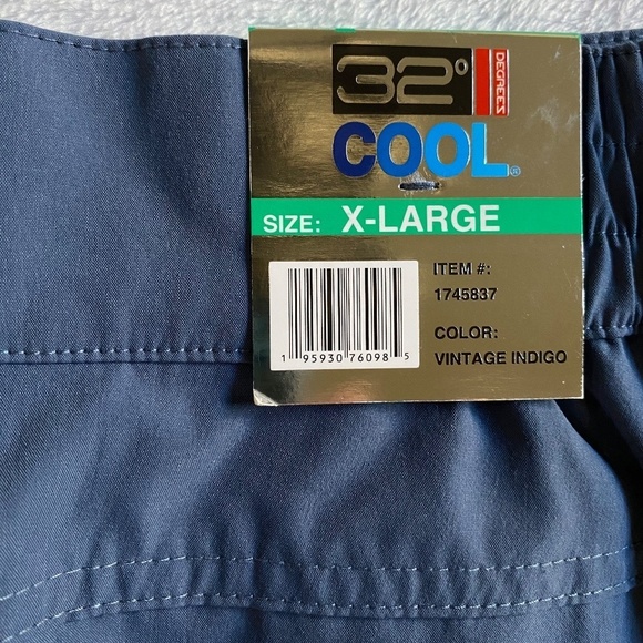 32 Degrees Ladies' Tech Skort/Skirt, Vintage Indigo (Blue), XL NWT - Picture 8 of 14